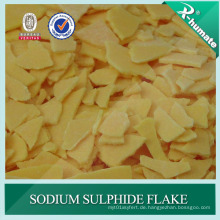 Natriumsulfid 60% Gelb Flakes Sehr Niedrig Fe Inhalt 10ppm